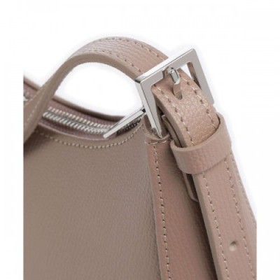 Lancaster Sierra Crossbody bag grained cow leather taupe