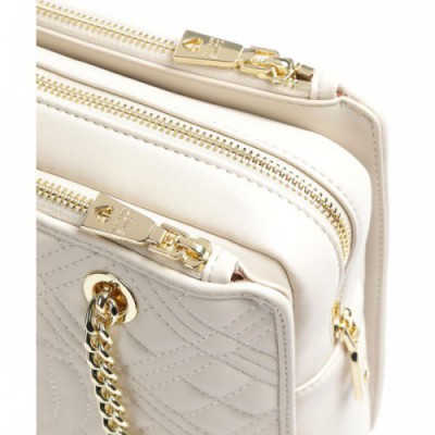Love Moschino Quilted Shoulder bag synthetic ivory