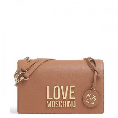 Love Moschino Love Lettering Shoulder bag synthetic brown