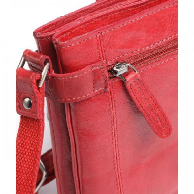 The Chesterfield Brand Laos Crossbody bag leather red