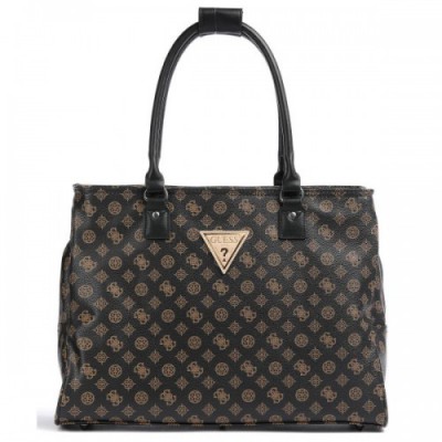 Guess Tote bag 13″ synthetic black/brown