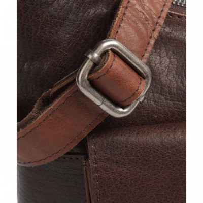 Spikes & Sparrow Bronco Shoulder bag leather dark brown