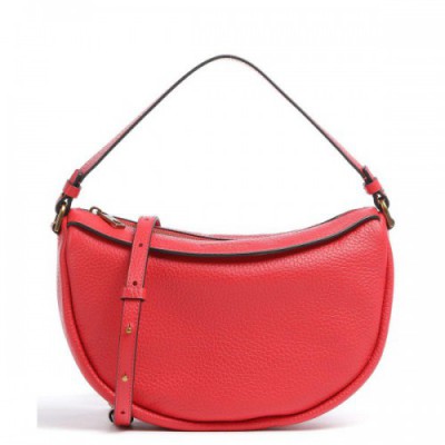 Liebeskind Melli Heavy Pebble S Hobo bag grained cow leather red