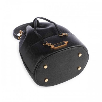 Kate Spade New York Gramercy Bucket bag grained leather black