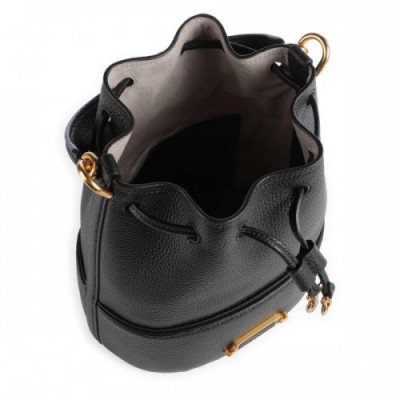 Kate Spade New York Gramercy Bucket bag grained leather black