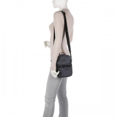 Pacsafe Metrosafe X compact Crossbody bag 8″ recycled polyester dark grey