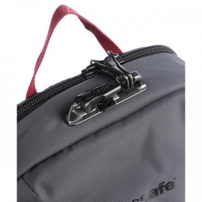 Pacsafe Metrosafe X compact Crossbody bag 8″ recycled polyester dark grey
