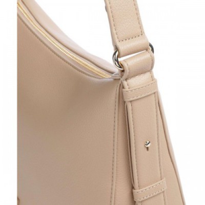 DKNY Milano Seventh Avenue Hobo bag grained cow leather beige