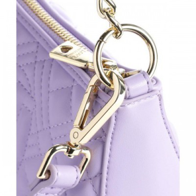 Love Moschino Quilted Crossbody bag synthetic lavender
