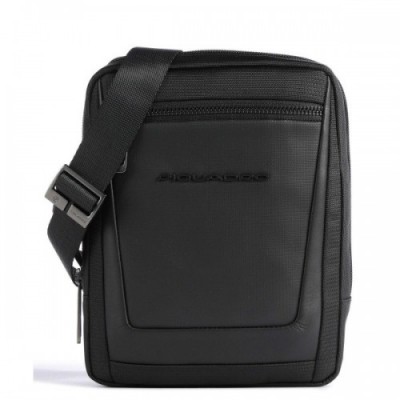 Piquadro Wollem Crossbody bag recycled polyester black