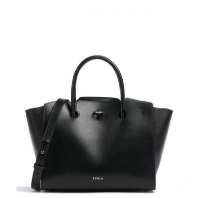 Furla Genesi Handbag leather black