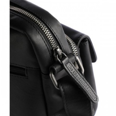 The Chesterfield Brand Bath Crossbody bag pull-up cow leather black