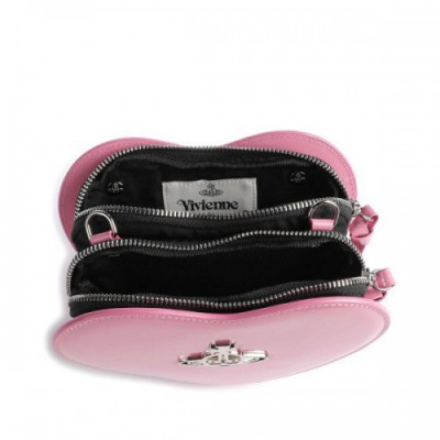 Vivienne Westwood Louise Crossbody bag patent leather rose