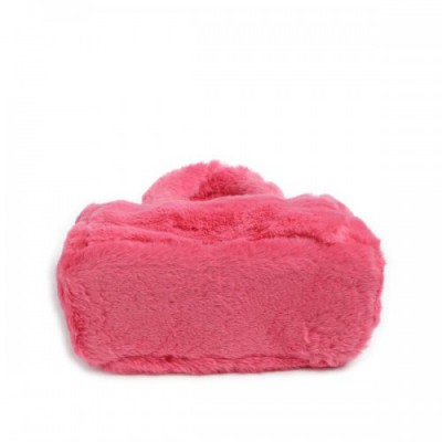 Replay Handbag faux fur pink