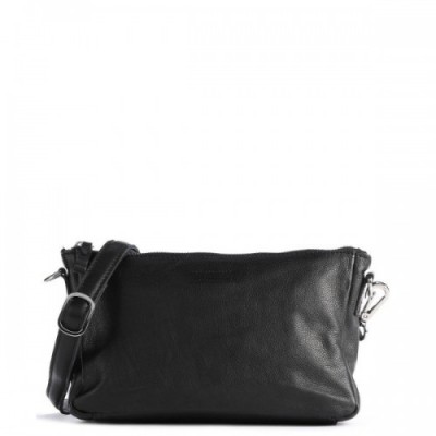 Still Nordic Basic Crossbody bag fine grain cow leather black