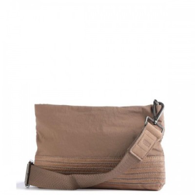 FredsBruder Anea Shoulder bag polyester, grained leather light brown