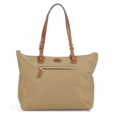 Brics X-Collection Tote bag recycled nylon beige