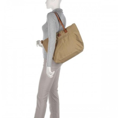 Brics X Bag Tote bag recycled nylon beige