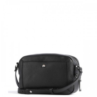 BOSS Ivy Crossbody bag grained cow leather black