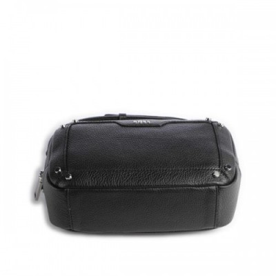 BOSS Ivy Crossbody bag grained cow leather black