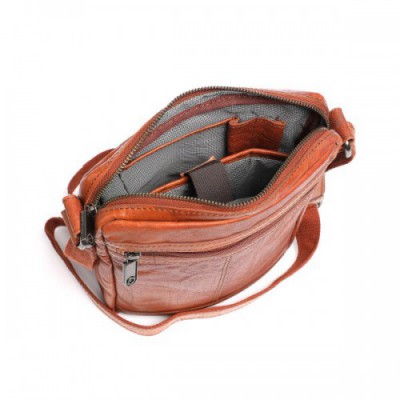 Spikes & Sparrow Bronco Crossbody bag leather brown