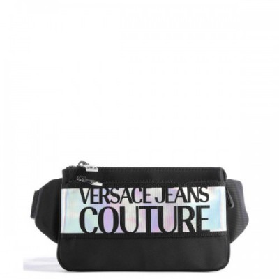 Versace Jeans Couture Iconic Logo Fanny pack nylon black
