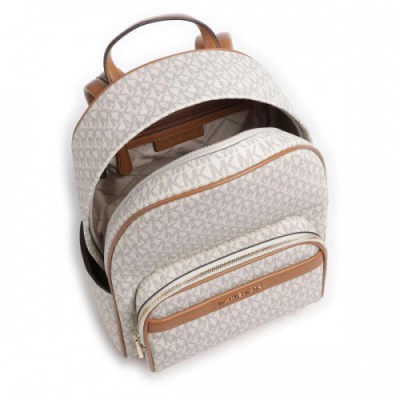 Michael Kors Bex Backpack canvas ivory/brown