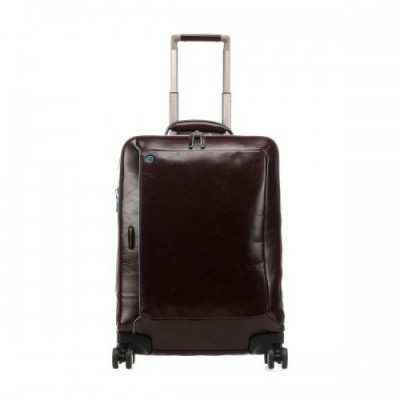 Piquadro Blue Square Spinner (4 wheels) mahogany 55 cm