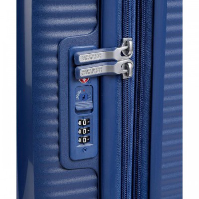 American Tourister Soundbox Spinner (4 wheels) navy 55 cm