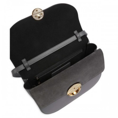 Furla Sfera S Crossbody bag softly grained calfskin dark grey