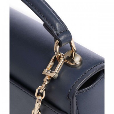 Michael Kors Delancey Handbag fine grain cow leather navy