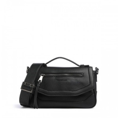 FredsBruder Bestie Crossbody bag recycled leather black