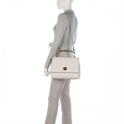 Coccinelle Liya Handbag grained leather ivory