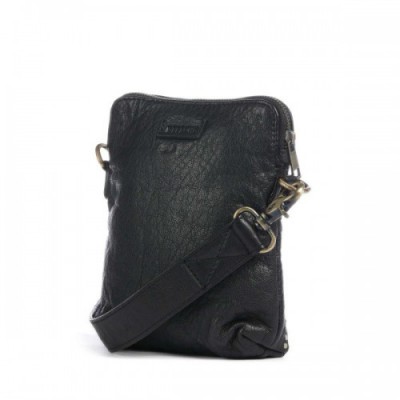 Depeche Power Parade Crossbody bag softly grained calfskin black