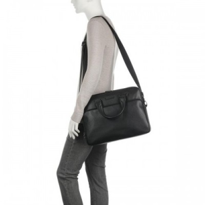 Piquadro Collezione Modus Restyling Briefcase 15″ grained cow leather black