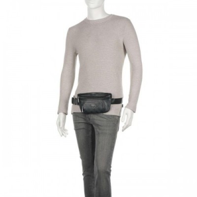 Guess Vezzola Eco Fanny pack synthetic dark grey
