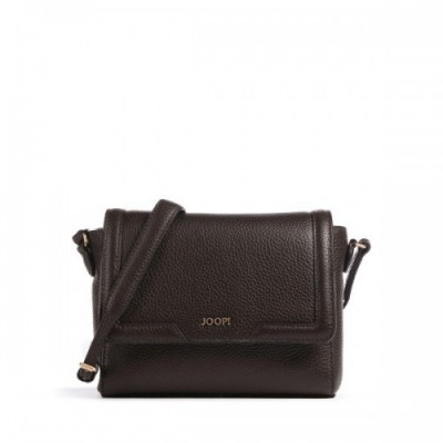 JOOP! Giada Lorena Crossbody bag grained calfskin dark brown