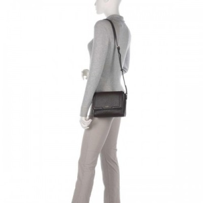 JOOP! Giada Lorena Crossbody bag grained calfskin dark brown