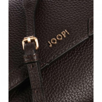 JOOP! Giada Lorena Crossbody bag grained calfskin dark brown