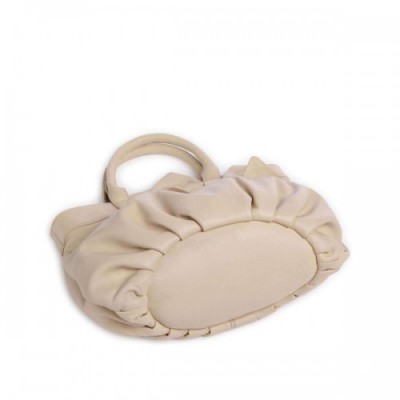 Depeche Girlhood Handbag sheepskin leather beige