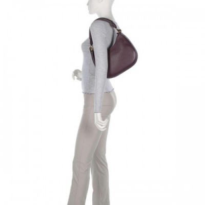 Furla Sfera S Hobo bag grained calfskin wine