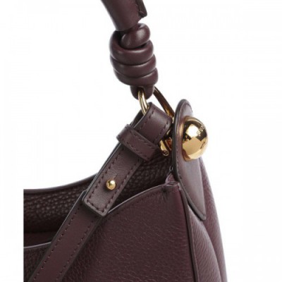 Furla Sfera S Hobo bag grained calfskin wine
