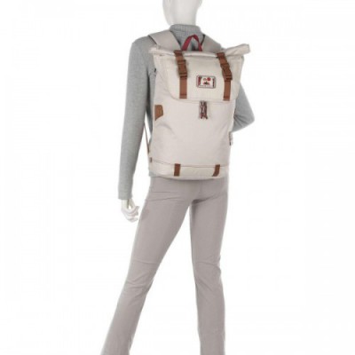 Doughnut Dreamwalker Christopher Rolltop backpack 15″ recycled polyester beige