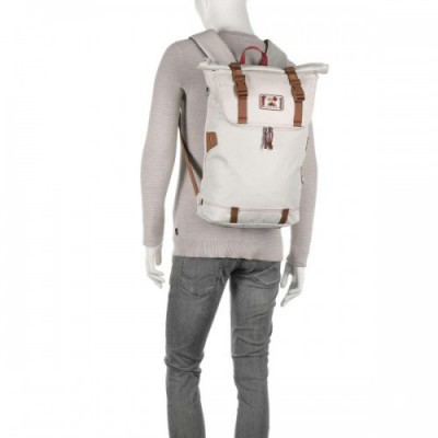Doughnut Dreamwalker Christopher Rolltop backpack 15″ recycled polyester beige