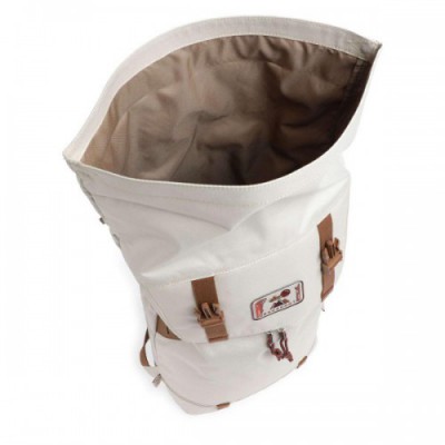 Doughnut Dreamwalker Christopher Rolltop backpack 15″ recycled polyester beige