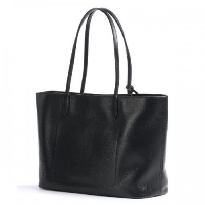 Le Tanneur Louise Tote bag grained leather black