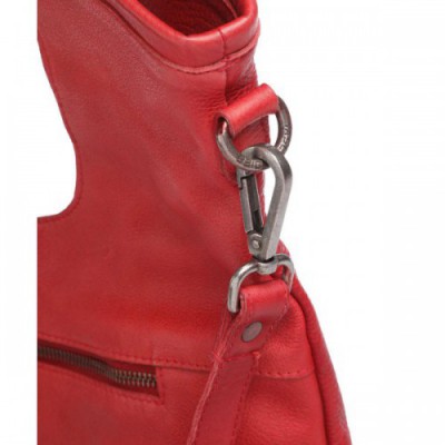 Taschendieb Wien Versöhnungsstraße 2 Tote bag grained cow leather red