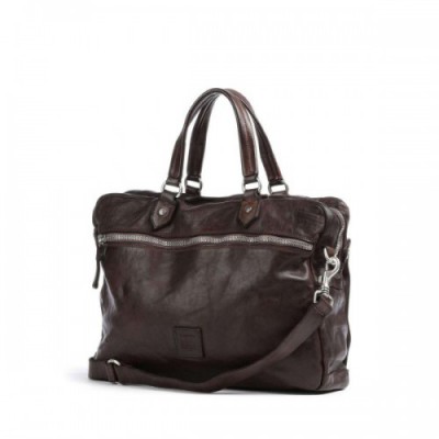 Campomaggi Briefcase 15″ fine grain cow leather dark brown