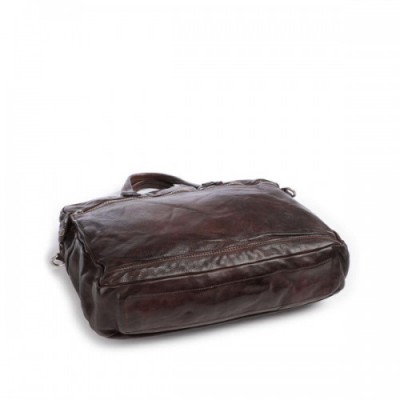 Campomaggi Briefcase 15″ fine grain cow leather dark brown