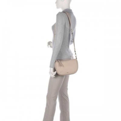 Abro Dalia Mina Crossbody bag grained cow leather beige